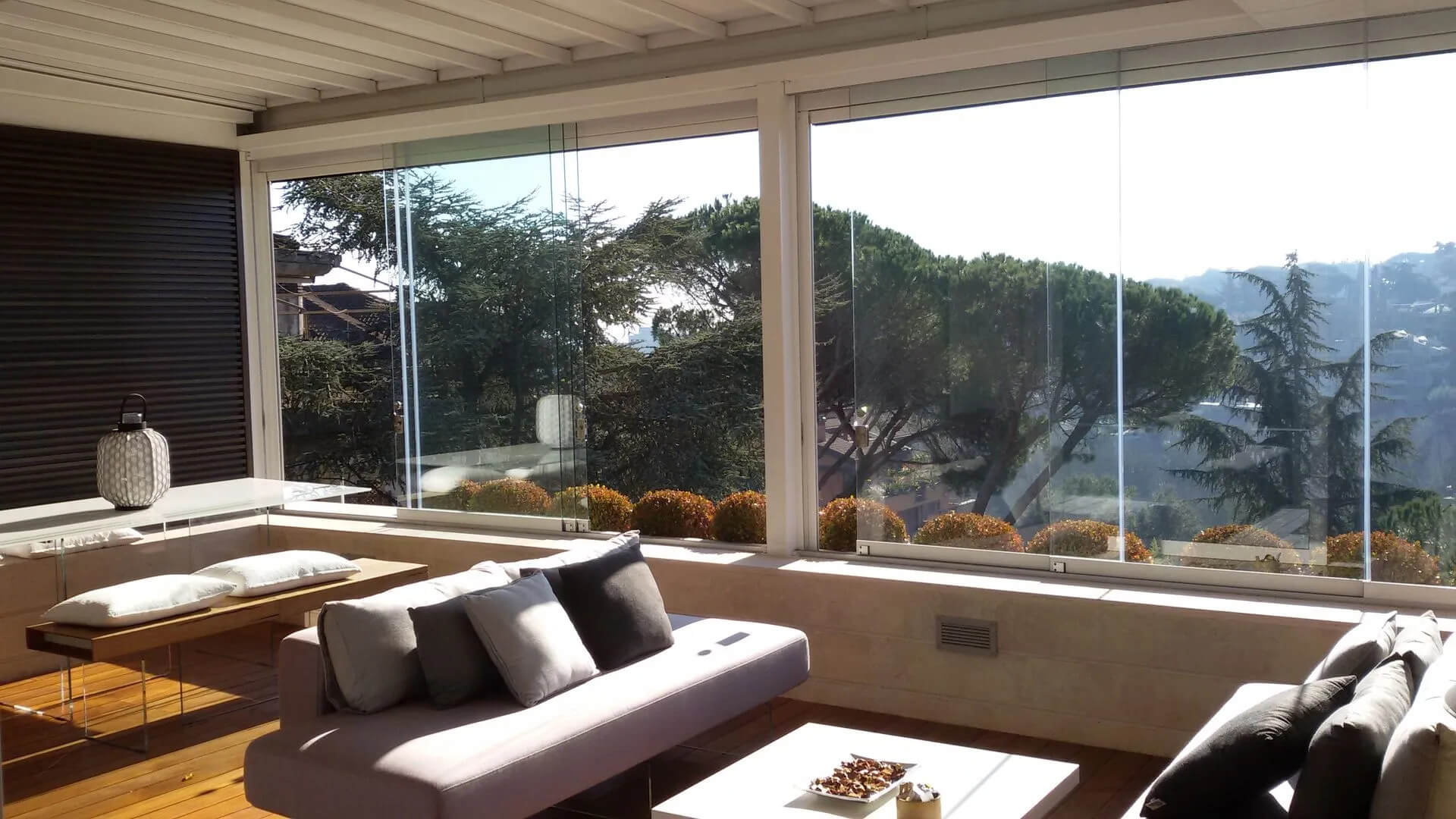 Produzione vetrate panoramiche 